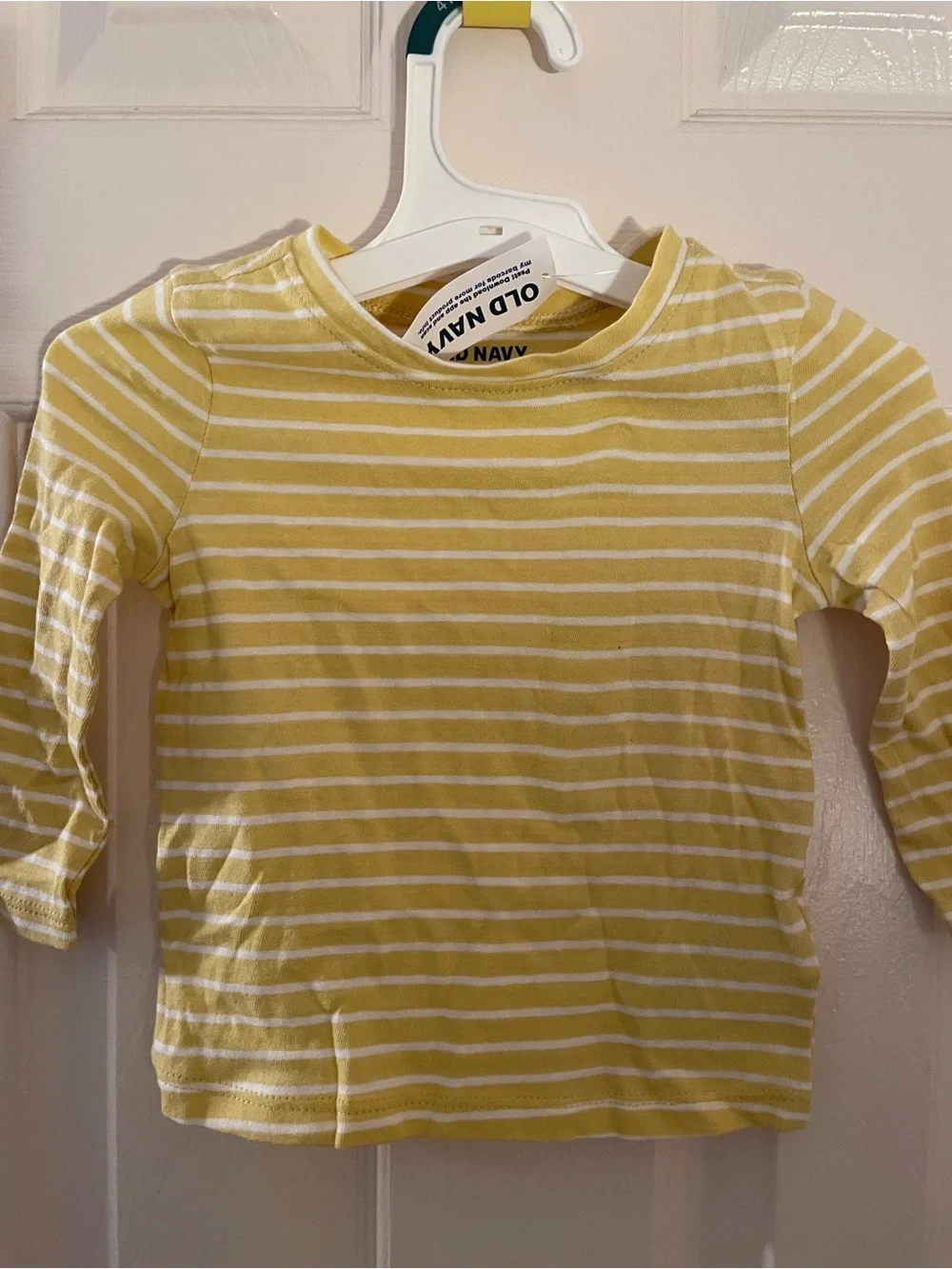 Old Navy Yellow Stripe Long-Sleeve Kids Top NWT toddler 2t